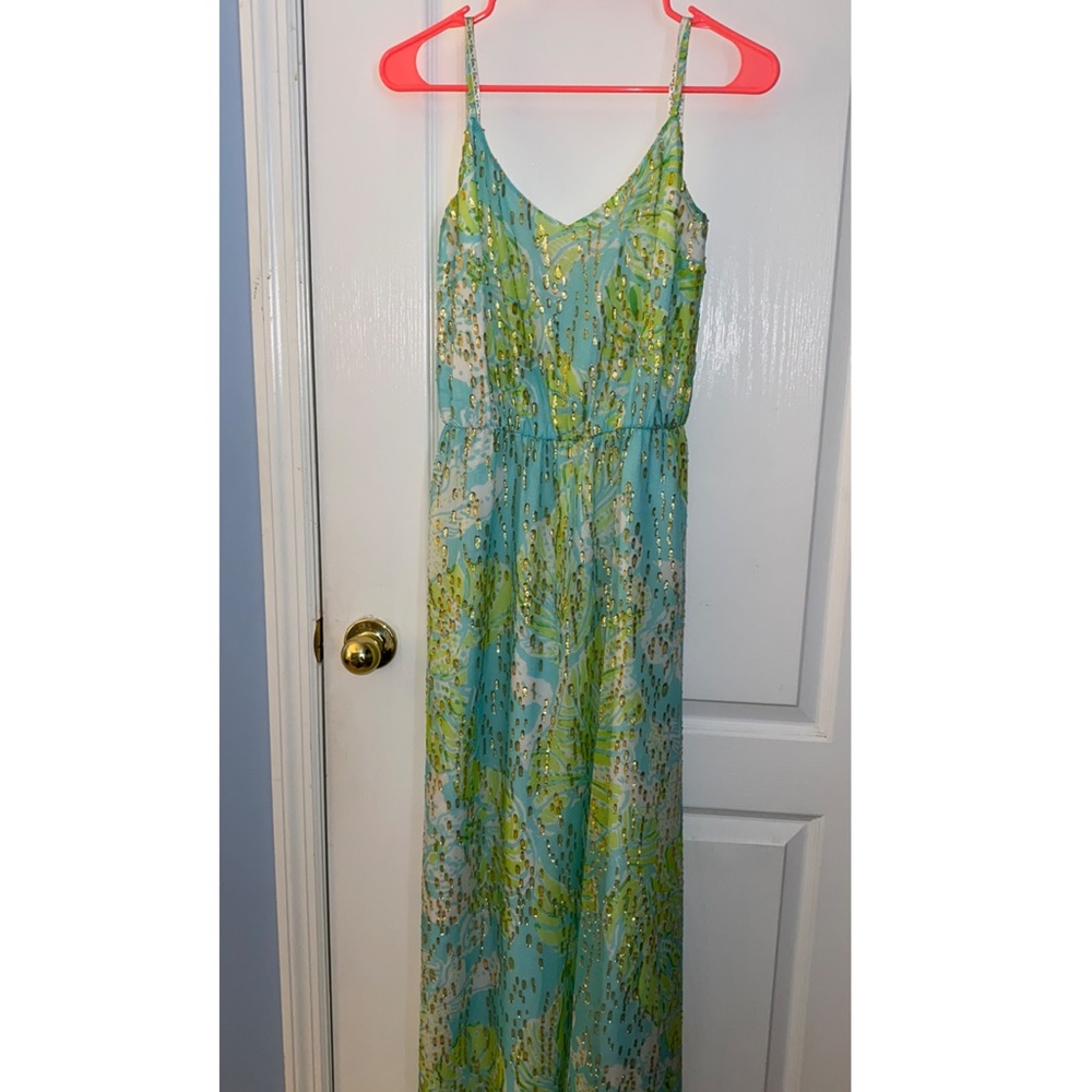 Lilly Pulitzer Maxi Dress in beautiful pattern!
